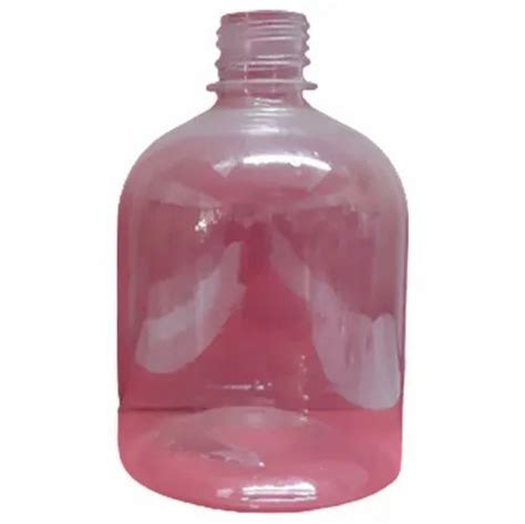 Screw Cap Ml Round Clear Pet Bottle Use For Storage Oils At Rs