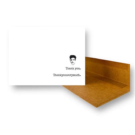 Thankyouverymuch Elvis Card Elvis Thank You Card Funny Thank You Card