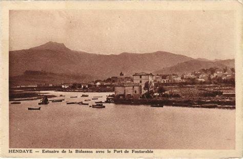 Hendaye Estuaire De La Bidassoa France Hendaye Cartorum