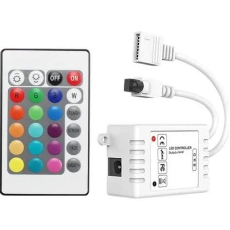 Controle Controlador Para Fita Led Rgb E Shopee Brasil