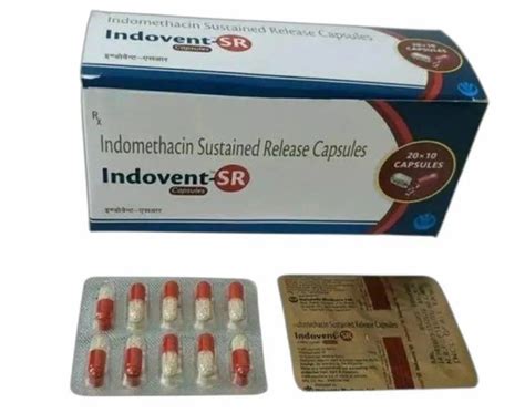 Indovent Sr Tablet Indomethacin Sustained Release Capsules Mg At