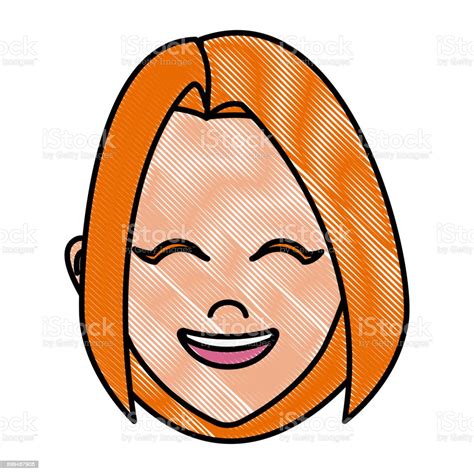 Beautiful Woman Face Smiling Stock Illustration Download Image Now