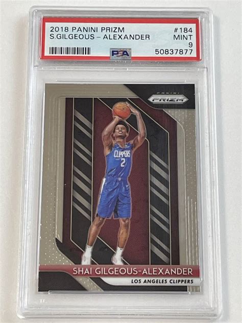 Yahoo Shai Gilgeous Alexander Panini Prizm