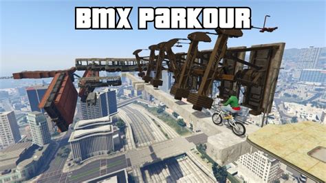 GTA 5 Online BMX Parkour Downtown Fun Modded Race YouTube