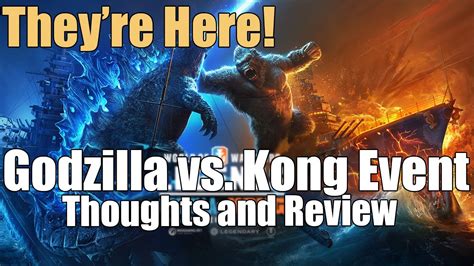 Godzilla Vs Kong Event Thoughts And Reviews World Of Warships Legends Xbox Series X Ps4 Ps5