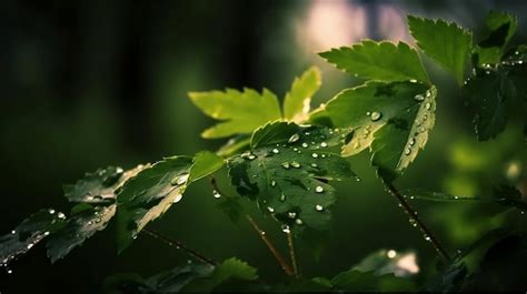 Fondo De Textura De Hoja Verde Foto Premium