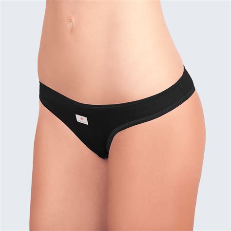Bikini A La Cadera De Algod N Sweet Cotton Con Elastano Pack X Negro Boston Ropa Interior