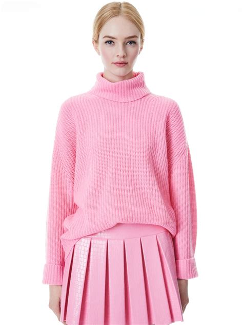 Alice Olivia Women Sweaters Norma Turtleneck Pullover Sweater Primrose Harrison And Simmonds