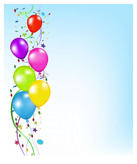 Birthday Balloon Template