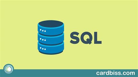 Curso Gratuito Para Aprender Sql Básico Hasta Avanzado Cardbiss