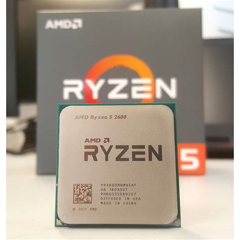 AMD Ryzen 5 2600 Processor 6 Core 12 Thread AM4 Interface 65W 3 4ghz