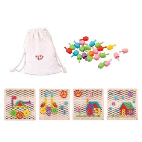 Brinquedo Super Tabuleiro De Encaixe Pe As Tooky Toy Kits E