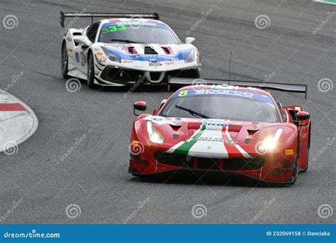 Circuit De Mugello Italie Octobre Ferrari Gt Evo Of Team