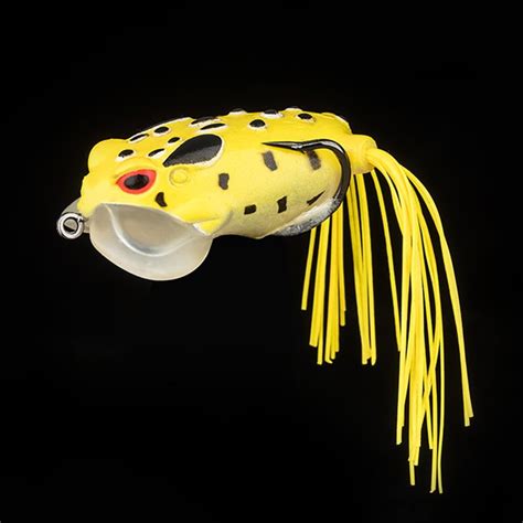 Topwater Frog Lures Soft Frog Baits Weedless Design Lifelike Swimming ...