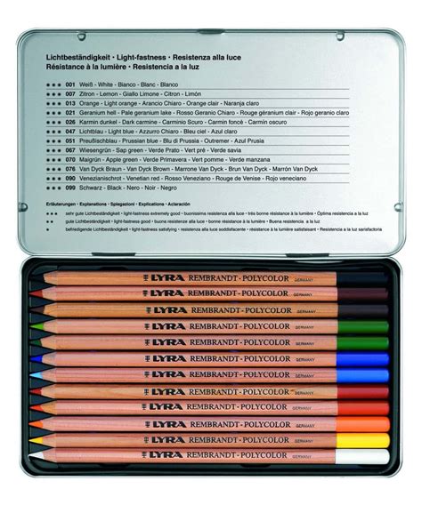 Lyra Rembrandt Polycolor Set of 12 - The Deckle Edge