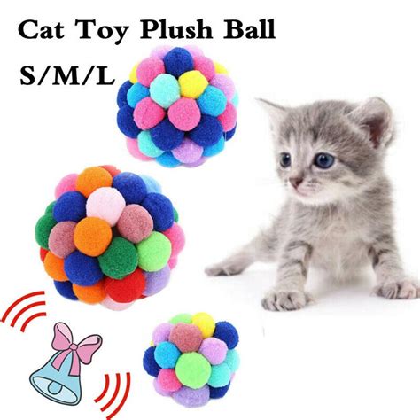 Buy Pet Supplies Interactive Kitten Cat Toy Chew Toys Cat Plush Bell