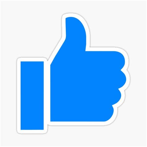 Facebook Thumbs Up Stickers | Redbubble