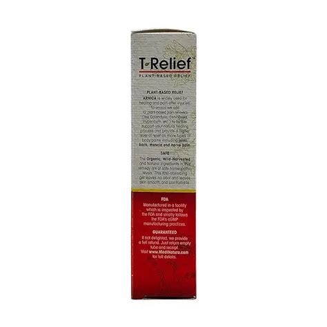 T Relief Extra Strength Pain Relief Gel 3 Oz At Whole Foods Market