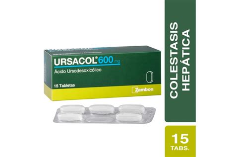 Comprar Ursacol 600 Mg Con 15 Tabletas En Farmalisto Colombia