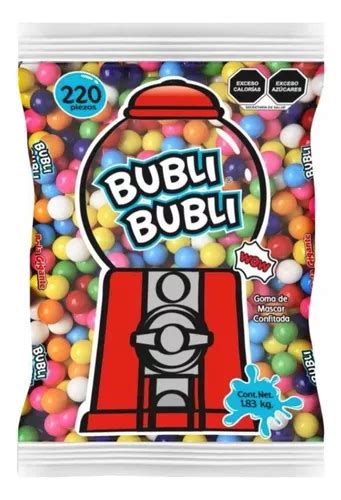 Bolsa 220 Chicles Bola Gigante Bubli Bubli 1 83 Kg MercadoLibre