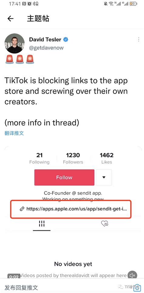 Tiktok屏蔽主页挂第三方链接导流app下载，新功能利好游戏和app Imtiktoker 玩家网