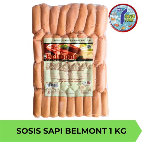 Jual Sosis Sapi Belmont Breakfast Cocktail Kemasan Kg Shopee Indonesia