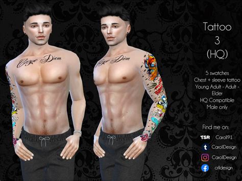 The Sims Resource Tattoo 3 HQ