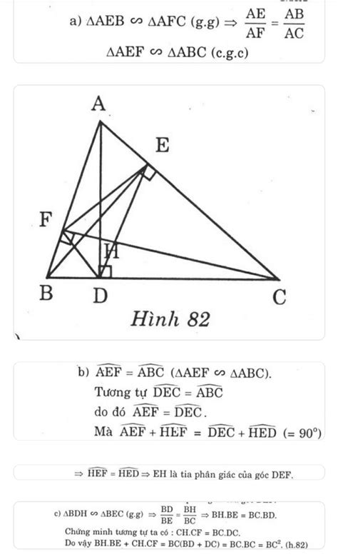 Cho Tam Gi C Abc Nh N C C Ng Cao Ad Be Cf C T Nhau T I H Ch Ng