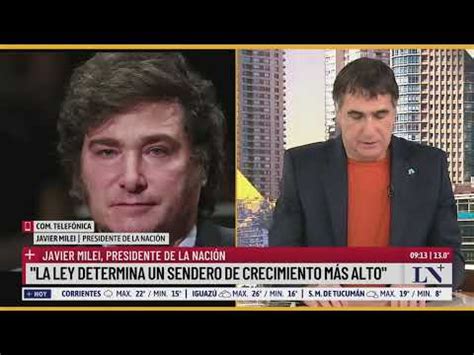 Javier Milei Espa A Est Haciendo Un Papel N Internacional