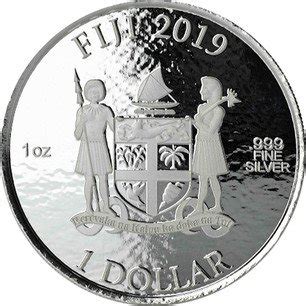 Fijian Oz Silver Dollar Coca Cola Santa Claus