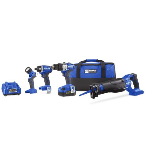 Shop Kobalt Tool Volt Max Lithium Ion Brushless Cordless Combo Kit