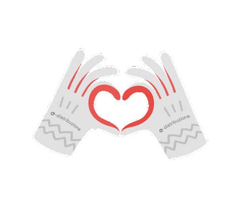 E Distribuzione Giphyupload Love Heart Hands Sticker