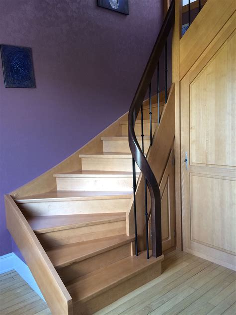 escaliers double quart tournants fabriques dans les vosges