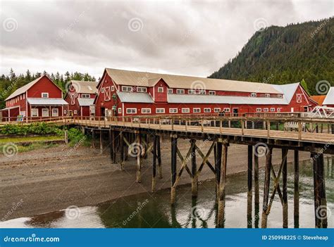 Hoonah Canning Factory At Icy Strait Point In Alaska Editorial Image