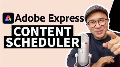 Adobe Express Tutorial For Beginners CONTENT SCHEDULER TUTORIAL YouTube