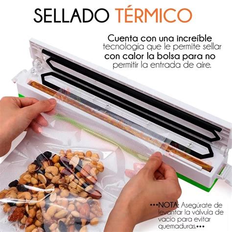 Ripley SELLADOR DE BOLSAS AL VACÍO ELÉCTRICO 5 BOLSAS PARA ALIMENTO