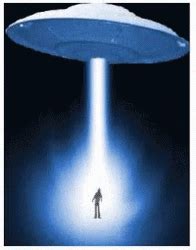 Ufo Shinning Taking Man Gifdb