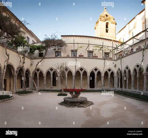 Courtyard Square In The Church And Cloisters Of San Francesco In