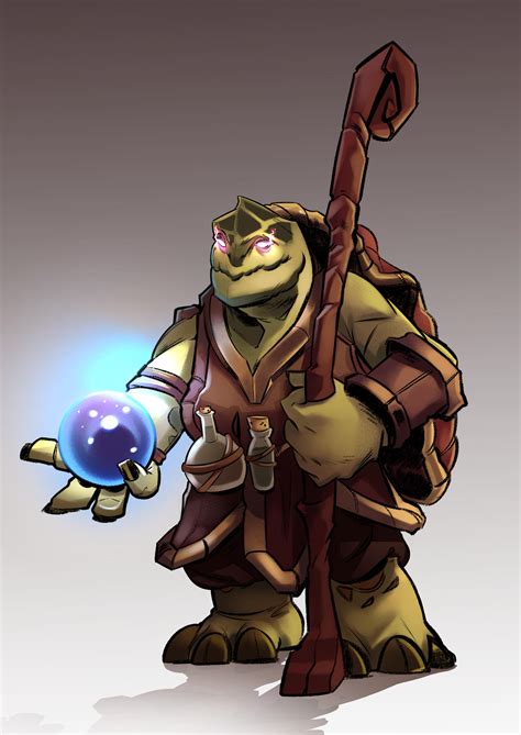 Art Tortle Wizard Dnd