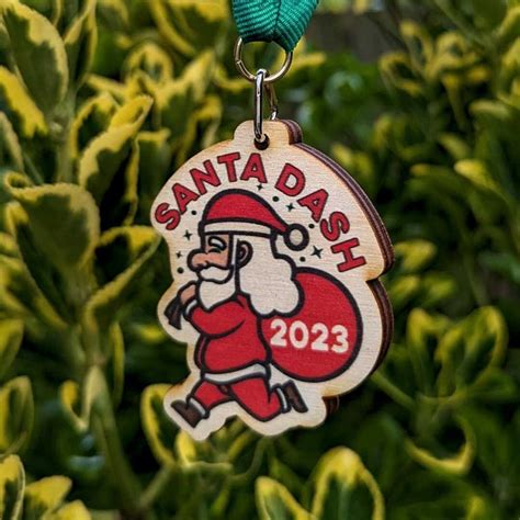 Santa Run Medal