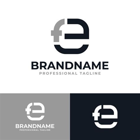 Premium Vector Letter Ef Or Fe Monogram Logo Suitable For Any