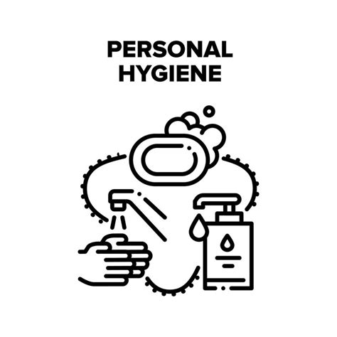 Personal Hygiene Vector Black Illustrations 17368841 Vector Art at Vecteezy