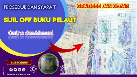 Cara Sijil Off Buku Pelaut Online Dan Manual Syarat Dan Prosedur