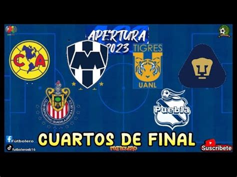 Asi Quedaron Los Cuartos De Final Del Apertura Apertura