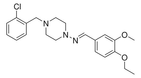 4 2 CHLOROBENZYL N 4 ETHOXY 3 METHOXYBENZYLIDENE 1 PIPERAZINAMINE