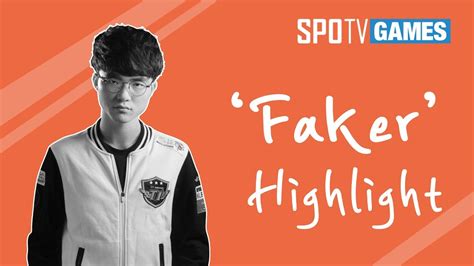 HIGHLIGHT Faker 2017 LCK SUMMER YouTube