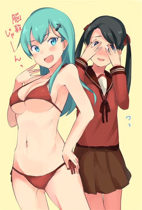 Suzuya Mikuma And Mikuma Kantai Collection Drawn By Senbei Senbe I