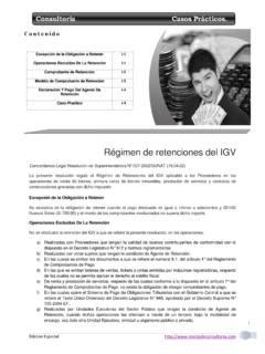 Régimen de retenciones del IGV r 233 gimen de retenciones del igv