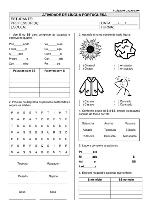 Atividades De Ortografia 4º Ano E 5º Ano Tudo Português