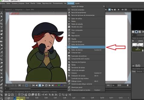 Sombras automáticas en OpenToonz Tutoriales OpenToonz